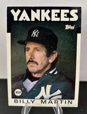 1986 topps billy martin
