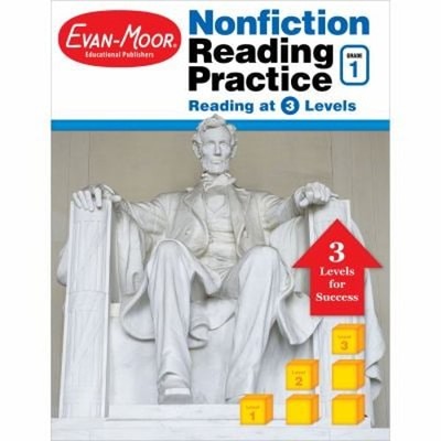 Nonfiction Reading Practice, Grade 1 Paperback Evan-Moor Educatio