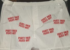 Vintage New Hallmark Party Express "Party Your Pants Off" Boxers Underwear