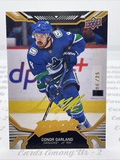 Conor Garland 2022-23 MVP Gold Script Short Print SP #204  /25 Vancouver Canucks