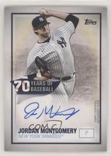 2021 Topps 70 Years of Baseball Auto Jordan Montgomery #70YA-JM Auto 5w7