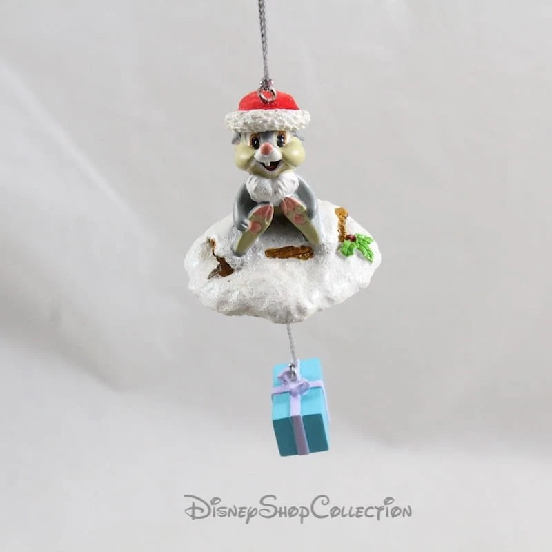 Ornement Panpan lapin DISNEY Bambi décoration de sapin Noel résine 9 cm (MO) - Photo 3/4