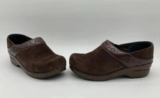 Dansko Pavan Brown Leather Clogs Comfortable Slip On Shoes Women’s EU36 US5/6