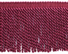 D COPRO 6" Decorative Bullion Fringe Trim, Satiny Finish Sold By The Yard