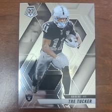 2025 Panini Mosaic Base Set Tre Tucker #218 Las Vegas Raiders NFL Football Card