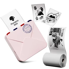 Phomemo M02S Mini Thermal Printer Bluetooth Label Sticker Photo Printer 300DPI