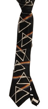 Ralph Marlin Pink Floyd Dark Side of the Moon Necktie 100 Silk 57  X 3.75  1994