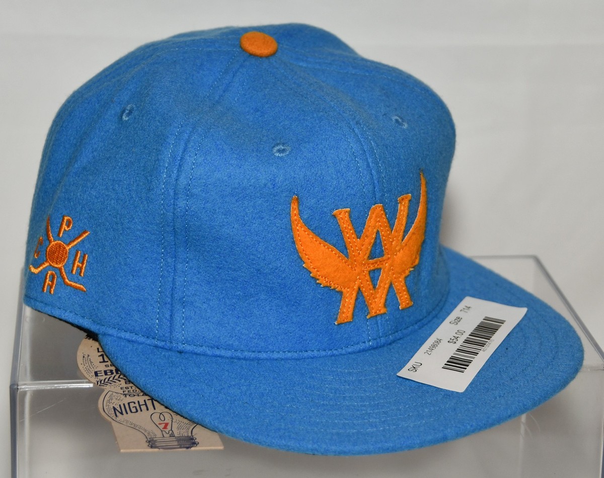 Ebbets Field Flannels Victoria Aristocrats 1915 Hat Fitted Size 7