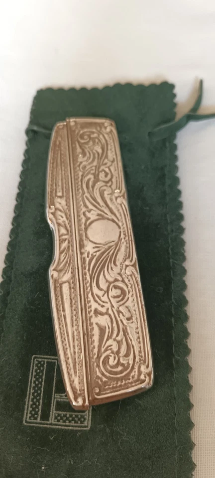 Pettine Da Borsa argento 800 paterna & Livi - Immagine 3 di 4