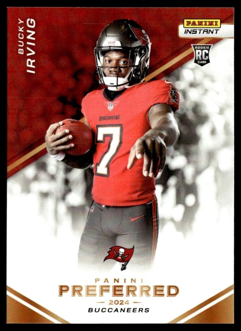 2024 Panini Instant Bucky Irving ROOKIE CARD PREFERRED 1/335 SP Buccaneers #6 RC