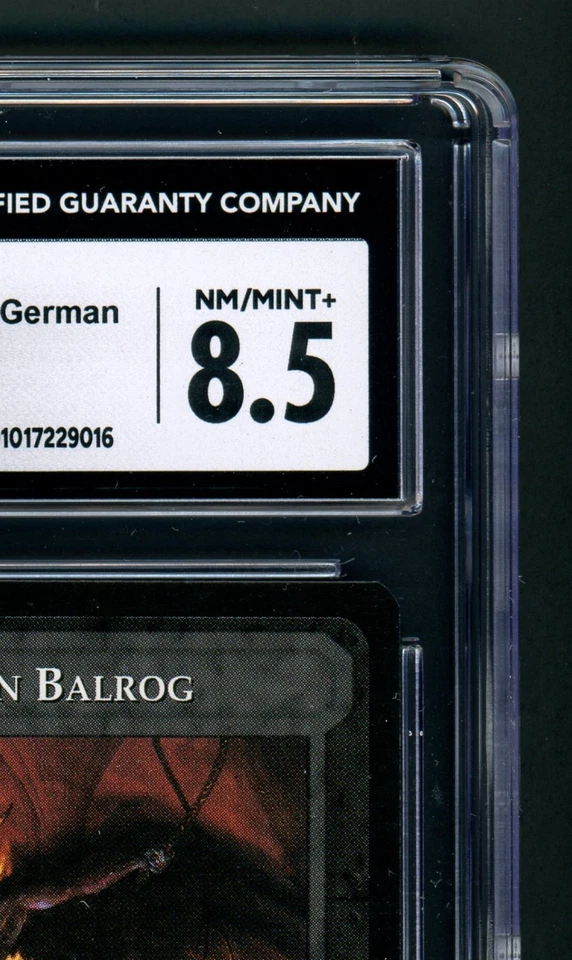 Balrog of Moria CGC 8.5 GERMAN Middle-earth CCG The Wizards 1996 LIMITED Rare - Image 4 of 4