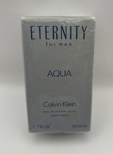 NEW Eternity for Men Aqua by Calvin Klein Eau De Toilette Spray 1.7 oz For Men