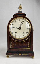 STUNNING REGENCY W & H BRASS MOUNTED BRACKET CLOCK