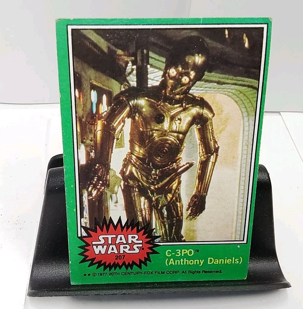 C-3PO Star Wars Collectable Trading Card Singles 1977 Year