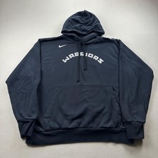 Nike Golden State Warriors Hoodie Sweatshirt Mens XL Black City Edition Fleece