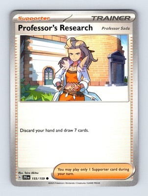 Professor's Research - Journey Together 155/159 - Common - NM - Pokémon