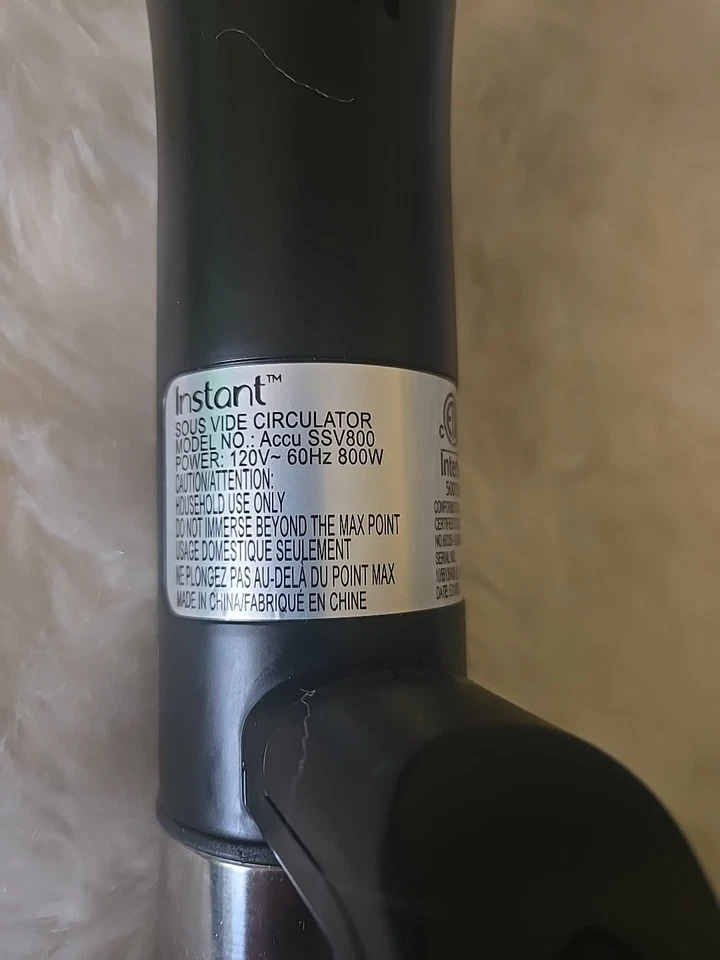 Instant Pot Accu Slim Sous Vide Circulator, Model SSV800 - Image 4 of 4