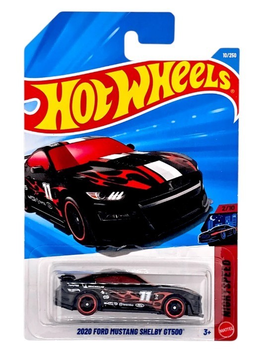 2026 Hot Wheels 2020 Mustang Shelby GT500 Black Red Night Speed 2/10 10/250