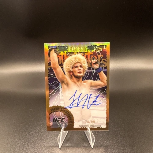 2024 Topps Finest UFC Khabib Nurmagomedov Intimidators autograph 78/99