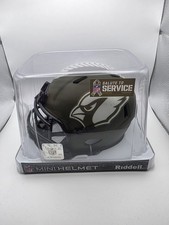 Budda Baker Autographed Salute to Service Cardinals Mini Helmet