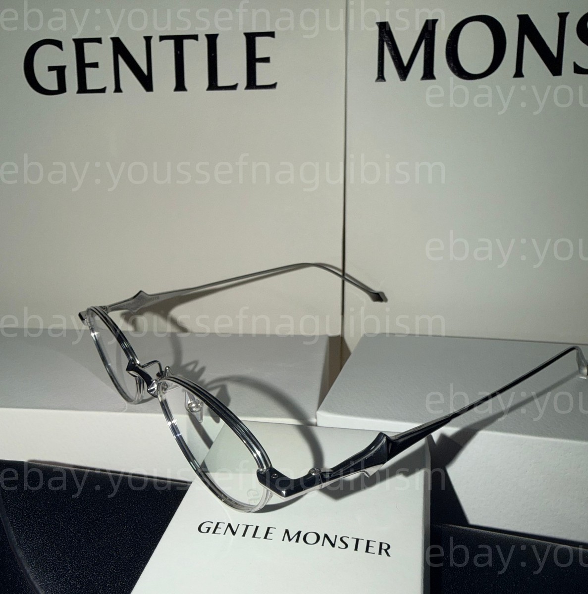 GentleMonster Sunglasses BOLD - Eden 02 Titanium Silver Frame