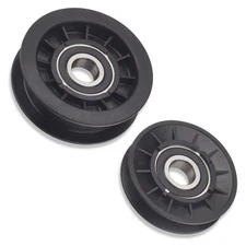 V-Idler Pulley & Flat Idler Pulley For John Deere Lawn Mower Replacement Kit