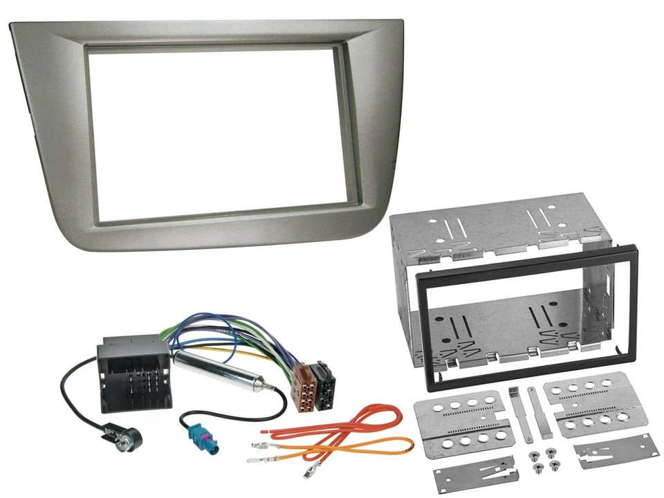 JVC DAB Bluetooth MP3 USB 2DIN Autoradio für Seat Altea XL Altea Toledo silber - Bild 3 von 4