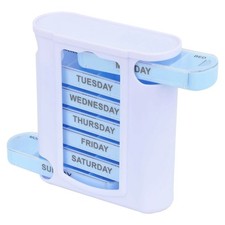 Weekly Daily Pill Box Organiser 7 Day Tablet Medicine Holder Storage Dispenser