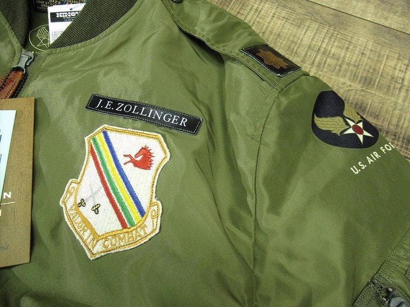 Buzz Ricksons L-2 Patch Custom Flight Jacket XXL … - image 6