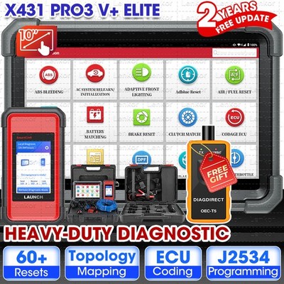 2026 LAUNCH X431 PRO3S+ Elite PRO5 Car Diagnostic Scanner Programming ECU Coding