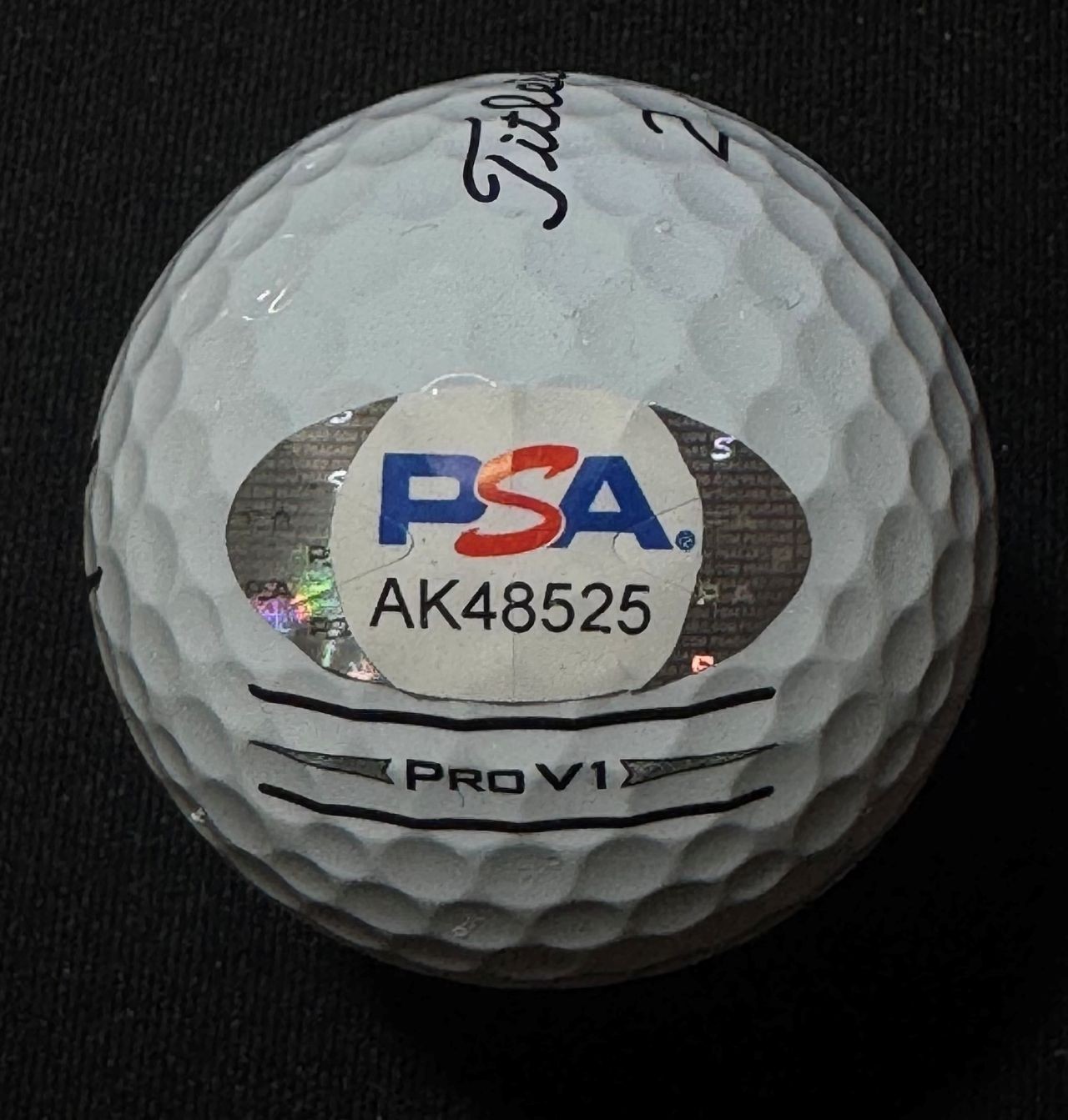 SCOTTIE SCHEFFLER SIGNED AUTOGRAPH GOLF BALL MASTERS PSA view 2