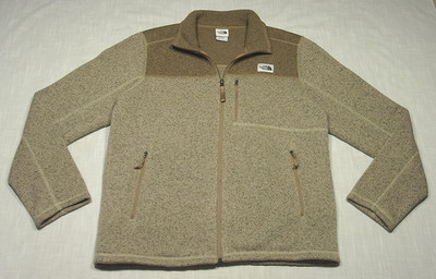 Used THE NORTH FACE Heather Fleck Jacket (Mens) Tan/Brown GORDON LYONS! M