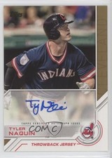 2017 Topps Salute Series 2 Throwback Jersey Tyler Naquin #TSA-TN Auto b5y