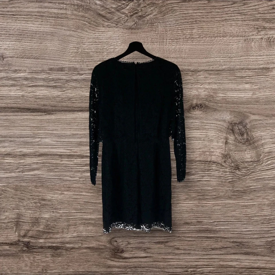 Vestido Somerset By Alice Temperley de encaje en capas negro Reino Unido 10 Foto 4 de 4