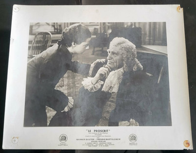 1937 Vintage Original Lobbykarte Freddie Bartholomew Entführt Baxter Foto Foto