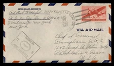 DR WHO 1943 APO 680 MIDEAST WWII CENSOR w10342