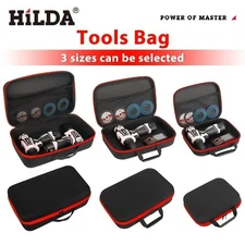 HILDA Large Capacity Tool Bag Waterproof Oxford Electrician Storage Organizer