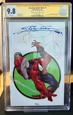 AMAZING SPIDER-MAN #1  CGC 9.8 SIGNED BY CLAYTON CRAIN - Blood Splatter Sign