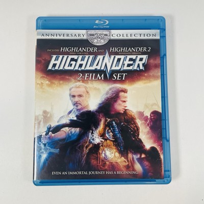 Highlander 2-Film Set (25th Anniversary 2-Disc Blu-ray Set, 2011) - RARE & OOP!!