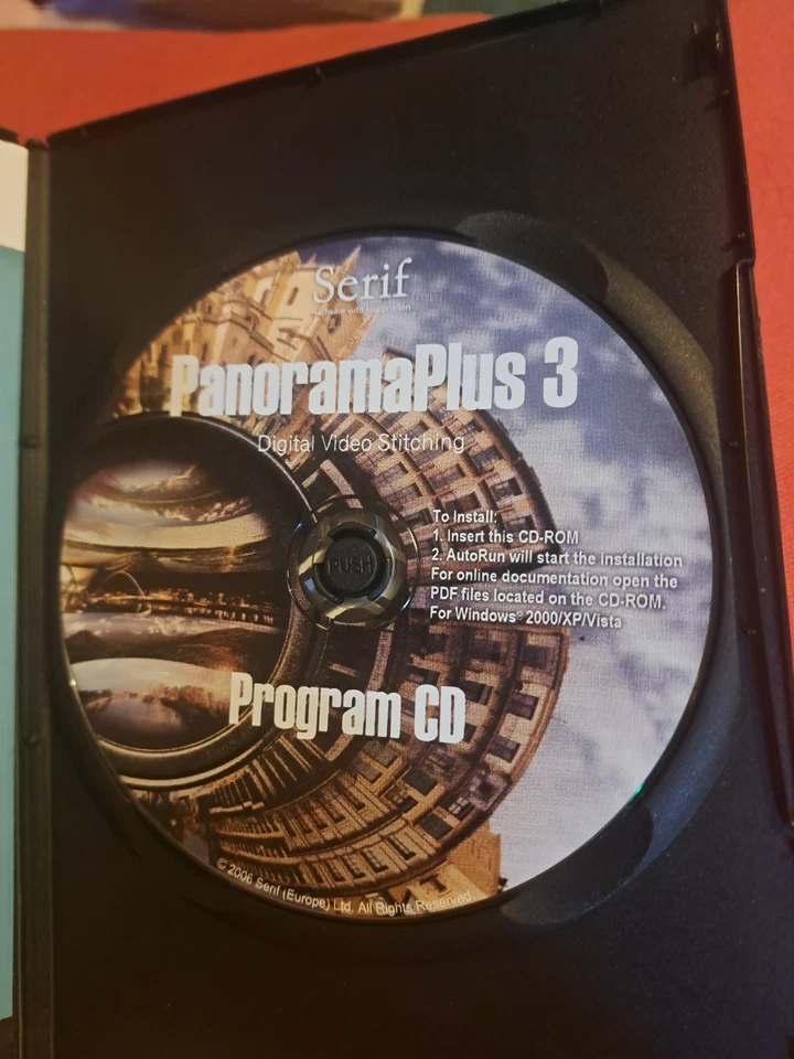 Serif PanoramaPlus 3 Digital Image Stiching Software c/w booklet Win 98 XP Vista - Image 2 of 4