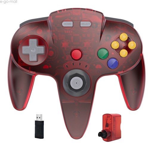 Wireless N64 Controller Gamepad with Rumble Pak --N64 Adapter or USB Receiver - Picture 12 of 35