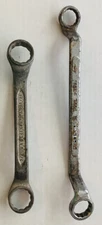 Vintage Offset Box Wrench 3/4 - 25/32 & 11/16 - 5/8 Lot of 2 USA Japan