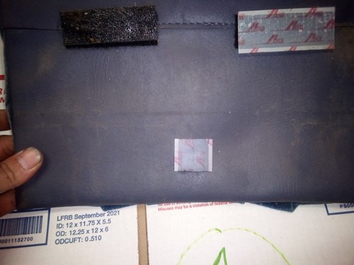 Pair 1975 1976 GMC Chevrolet Truck Blazer Jimmy Door Panel Pocket Blue Used GM - Picture 6 of 18