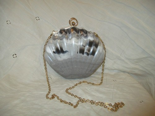 Bolso clutch/brossbody/hombro con carcasa de plástico jaspeado - Imagen 3 de 12
