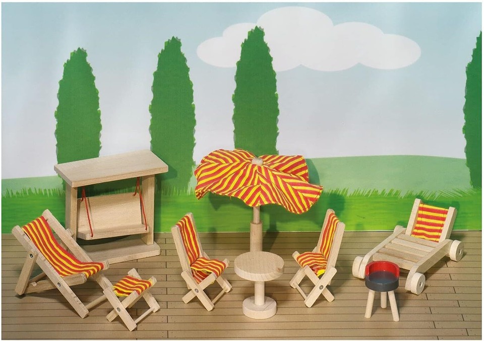 GoKi Dolls' House Garden Furniture (US IMPORT) eBay