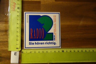 Alter Aufkleber Radio TV Sendung Programm Antenne SFB Berlin Cottbus (EB)