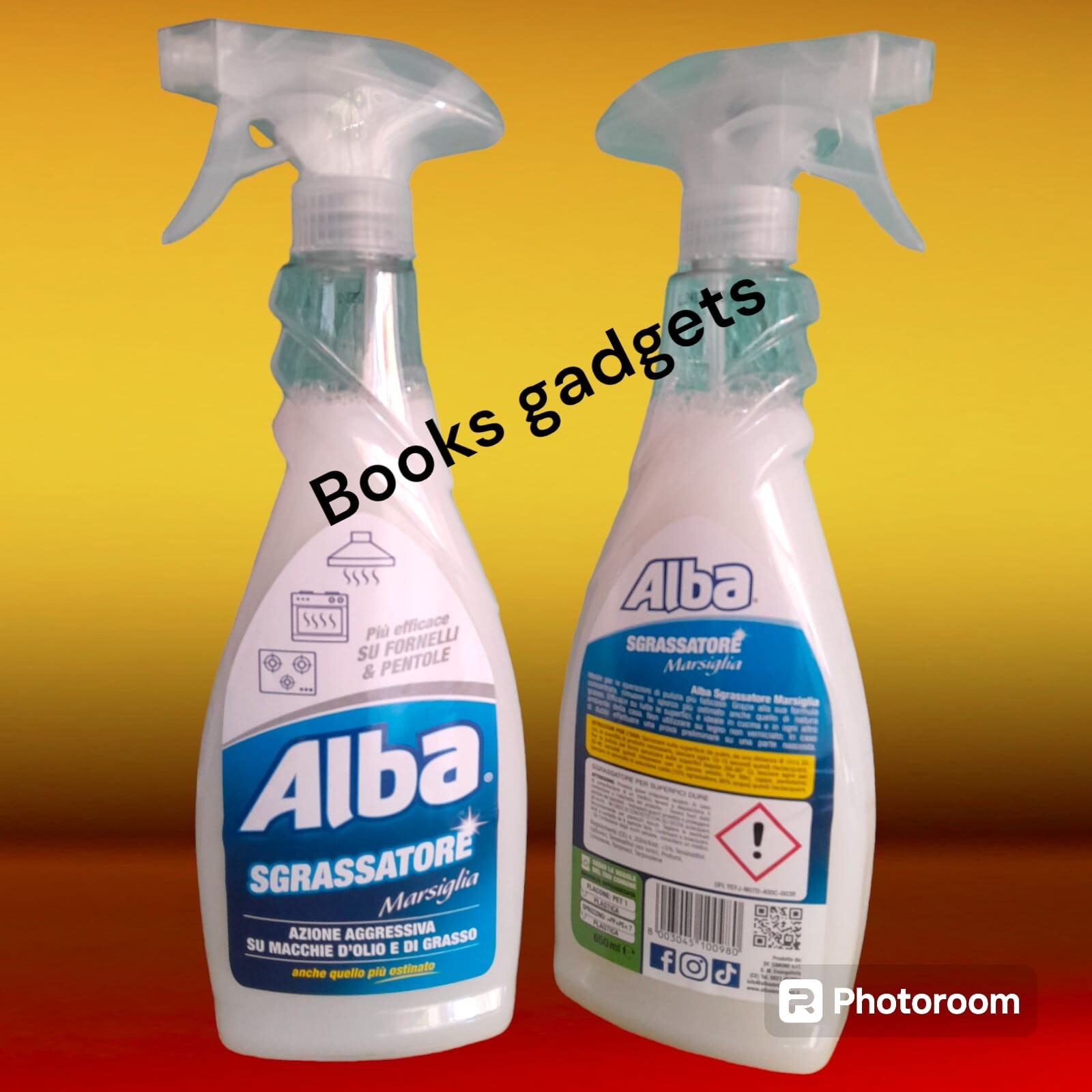 Stock 10x Alba Spray Sgrassatore Marsiglia 750ml - Uso Professionale