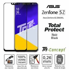 TM-Concept® Verre trempé intégral Asus Zenfone 5Z (ZS620KL) Noir - Radian 2,5D