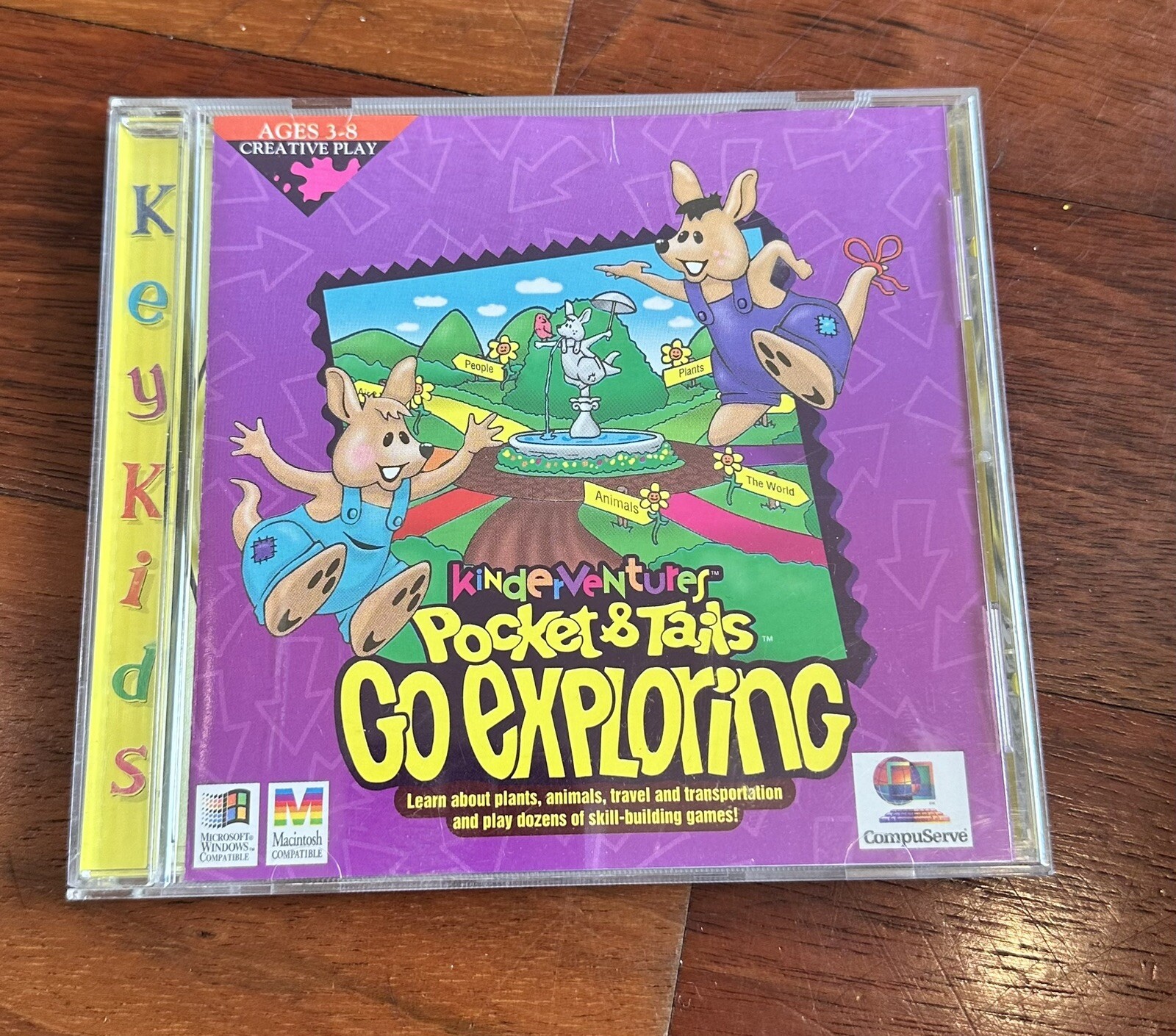 Kinderventures Pocket & Tails Go Exploring (CDROM, 1995, SoftKey) eBay