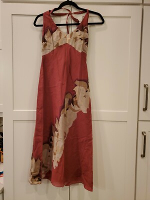 J. Crew - Halter Maxi Dress with Floral Swath - Size 0 - Grape - NEW / NWT